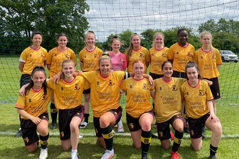 Clarke Willmott has sponsored the Alvechurch under-16s ladies team since 2019/20